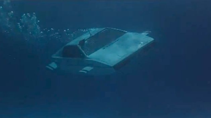 James Bond, piloting the world's most water-tight Lotus Esprit