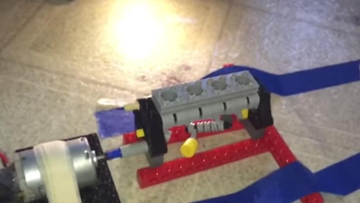 This is Lego engine torture testing