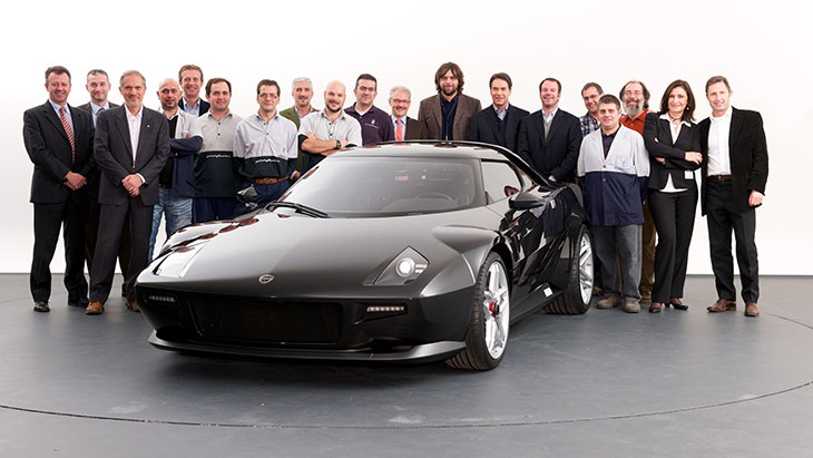 Delivery of the New Stratos at the factory