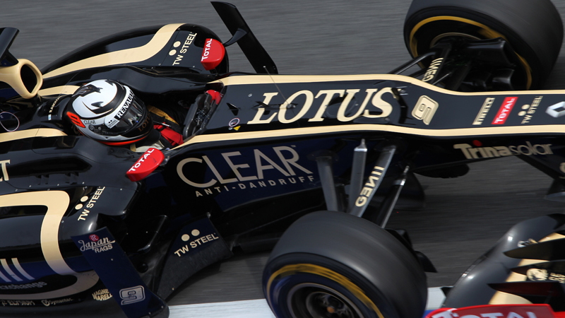 Kimi Raikkonen - Photo courtesy Lotus F1 Team