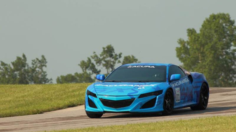 First official photo of the new Acura NSX prototype