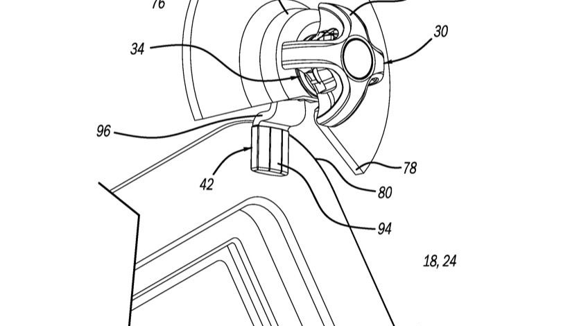 Stellantis removable window patent image