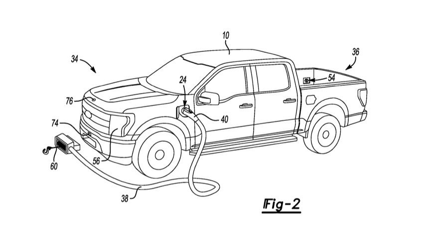 Ford EV winch patent image