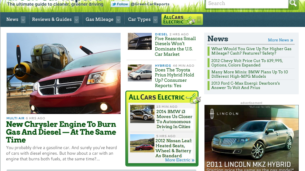 All Cars Electric's new home on the Internet