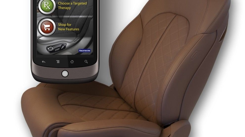 SmartFit App, Bluetooth seat interface  -  Faurecia