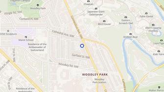 Map for Connecticut Park Apartments - Washington, DC