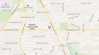 Map for Forty Six Hundred Connecticut Avenue Condominium - Washington, DC