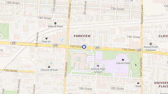 Map for Parkview Circle Apartments - Tuscaloosa, AL