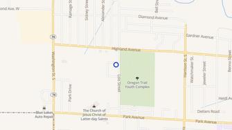 Map for Twin Falls Garden Apartments - Twin Falls, ID