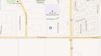 Map for Oaks Apartments - Lodi, CA