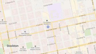 Map for Doyle Garden Apartments - Stockton, CA