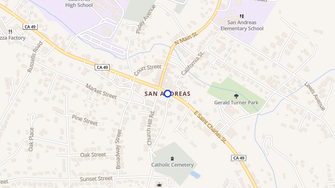 Map for Hillside Apartments - San Andreas, CA