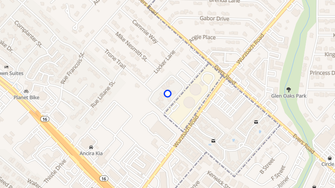 Map for Hidden Meadow Apartments - San Antonio, TX