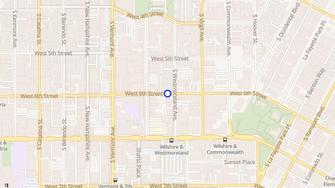 Map for The Borden Apartments - Los Angeles, CA