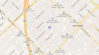 Map for Birchtree Apartments - Dallas, TX