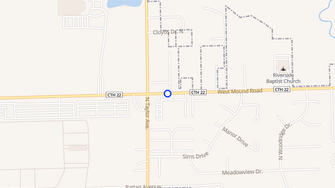 Map for Oak Wood Estates - Decatur, IL