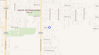 Map for South Falls Apartments - International Falls, MN