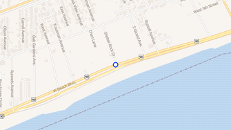 Map for Sandcastles - Long Beach, MS
