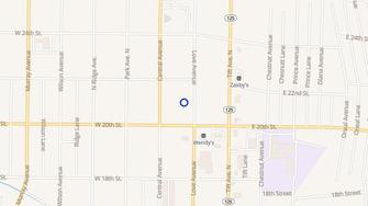 Map for Huntington Apartments - Tifton, GA