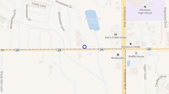 Map for Century Pines Senior Retirement Community - Albany, GA