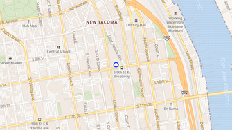 Map for Rialto Apartments - Tacoma, WA