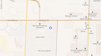 Map for Parkhurst Apartments on  Parkhurst Lane - Bremerton, WA