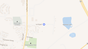 Map for Castlewood Apartments - Huntsville, TX