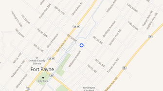 Map for Davis House Loft Apartments - Fort Payne, AL