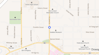 Map for Hamilton Square Apartments - Dowagiac, MI