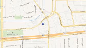 Map for Oaks Of Ashford Point Ii - Houston, TX