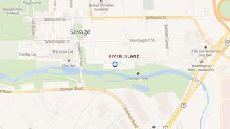 Map for River Island Apartments - Savage, MD