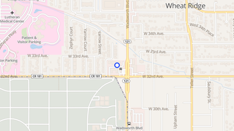 Map for Hilltop Apartments - Wheat Ridge, CO