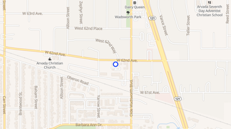 Map for Arvada Place Apartments - Arvada, CO
