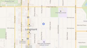 Map for Crab Apple Court - Longmont, CO