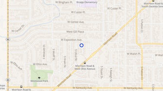 Map for Belmont Homes - Denver, CO