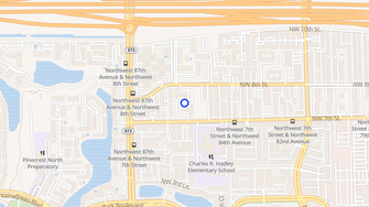 Map for Blue Seas Apartments - Miami, FL