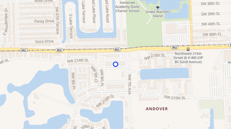 Map for The Ellington  - Miami Gardens, FL