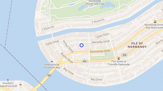 Map for 1940 Marseille Drive Apartments - Miami Beach, FL