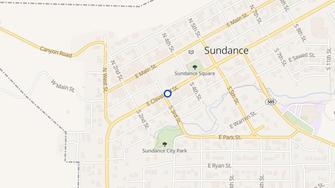 Map for Circle S Apartments - Sundance, WY