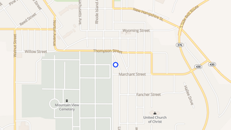 Map for Frullo Apartments - Rock Springs, WY