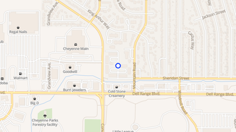 Map for Sagebrush Apartments - Cheyenne, WY