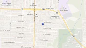 Map for Kiwanis London House - Peoria, IL