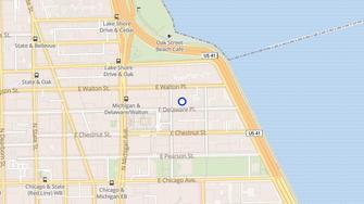 Map for 200 E. Delaware Place - Chicago, IL