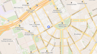 Map for Park Apartments - Detroit, MI