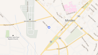 Map for Webster Manor - Minden, LA