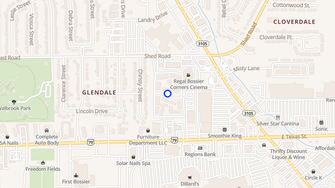 Map for Chaparral Apartments - Bossier City, LA