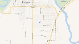 Map for Meadowview Apartments - Coggon, IA