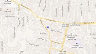 Map for Aspen Apartments - Los Angeles, CA