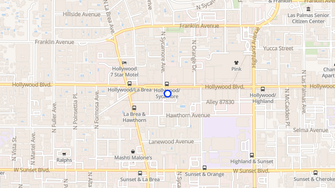 Map for 7046 Hollywood Boulevard - Hollywood, CA