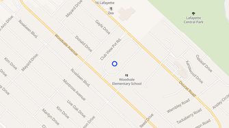 Map for Woodvale Place Apartments - Lafayette, LA